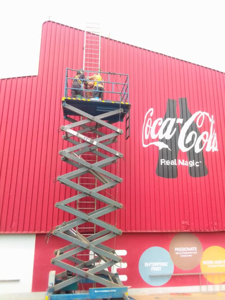 Supply and Installation of Monkey ladders at Coca Cola Main Factory